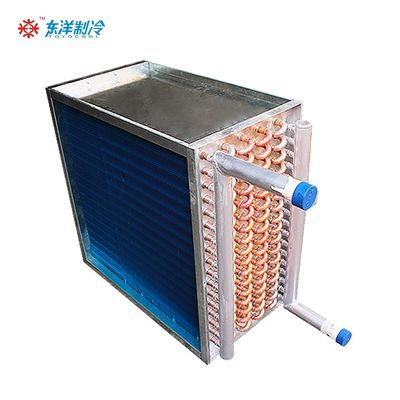 Échangeur de chaleur à tubes à nageoires commerciaux 220V / 380V échangeur de chaleur à nageoires système unique refroidisseur de compteur